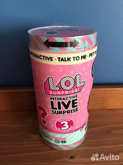 Интерактивный питомец Lol fuzzy fan (кошечка)