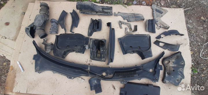 Жабо накладки защита пластик infiniti fx35 s50