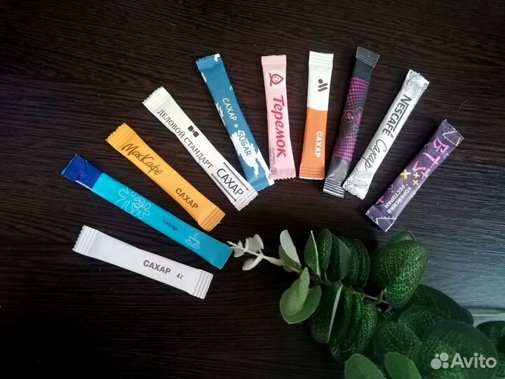 Сахарные пакетики Сахар порционный