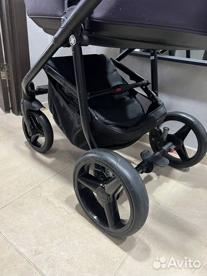 Коляска 2 в 1 adamex reggio лиловый цвет