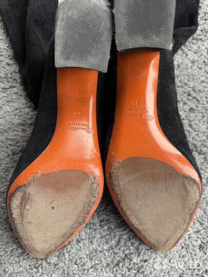 Santoni ботфорты сапоги оригинал