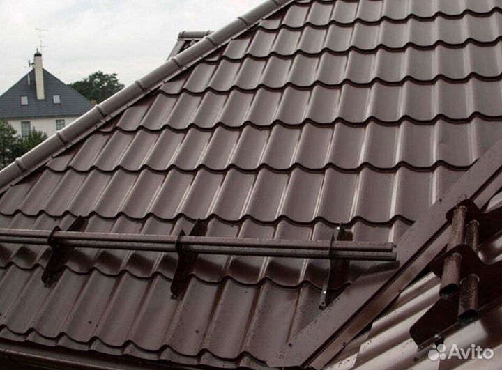 Вальмовая металлочерепица