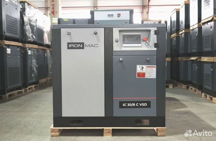 Винтовой компрессор ironmac IC 30/16 VX
