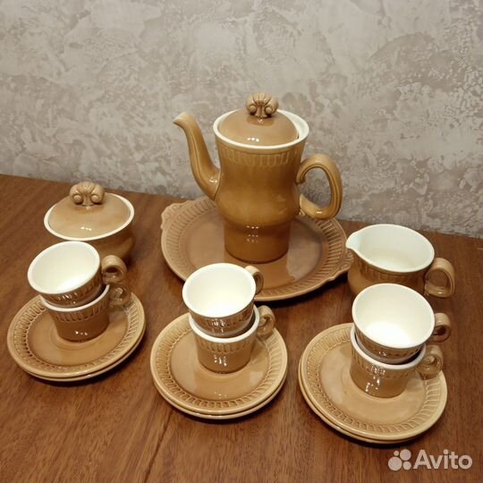 Кофейный сервиз Зик + доп чашки