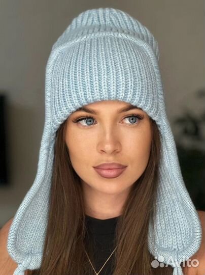 Ушанка-шапка на флисе