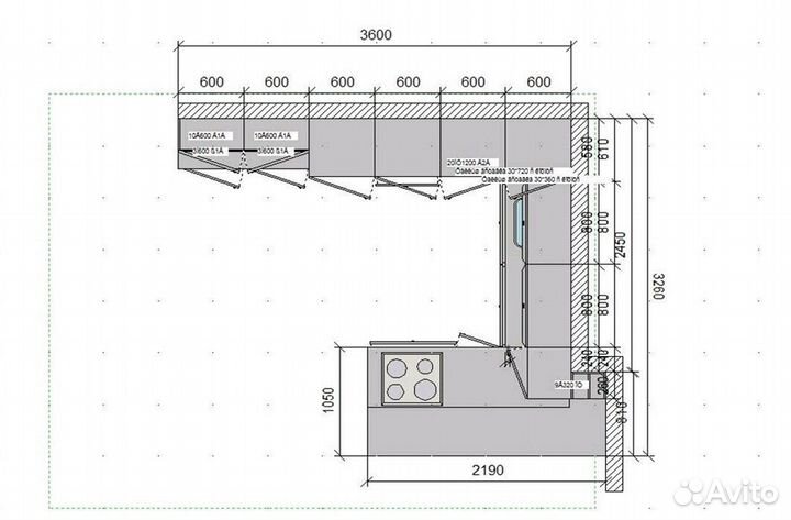 Кухня, кухонный гарнитур - выставочный образец