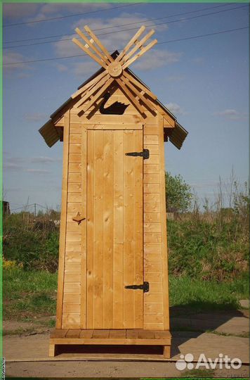 Дачный туалет с лебедем ABU
