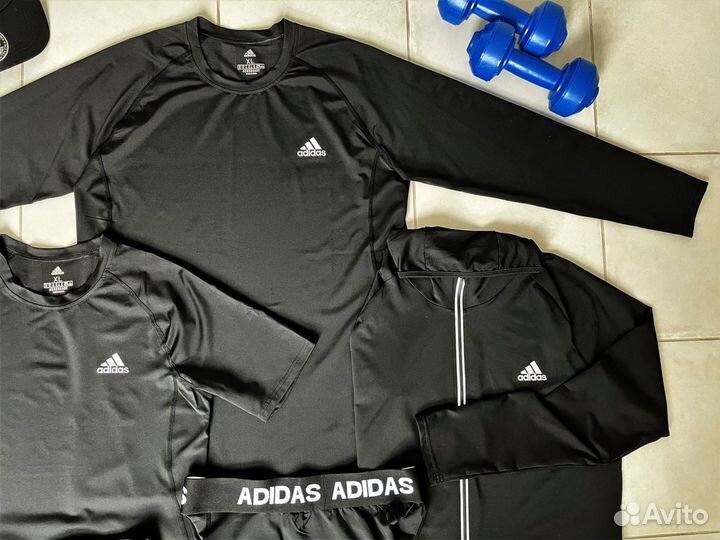 Рашгард Adidas Black - 5/1, 2/1