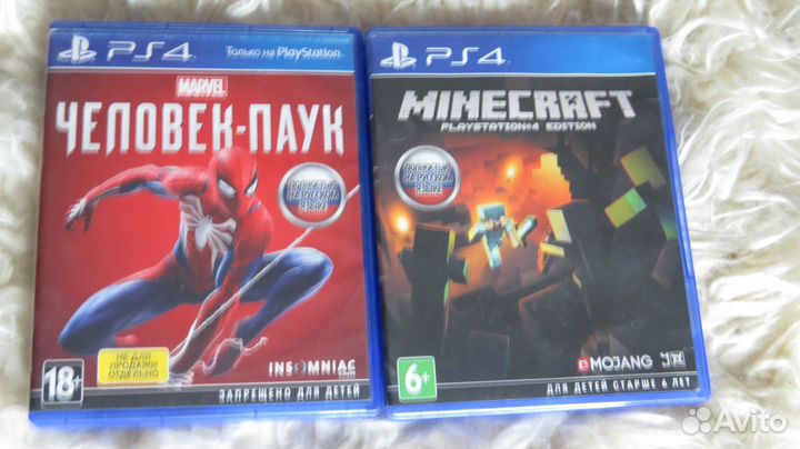 2 лицензионных игр для PS4