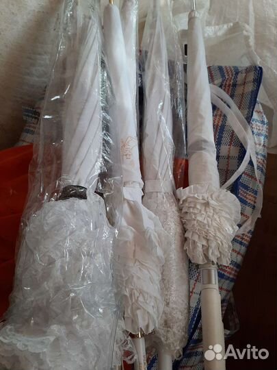 Зонт трость свадебный праздничный