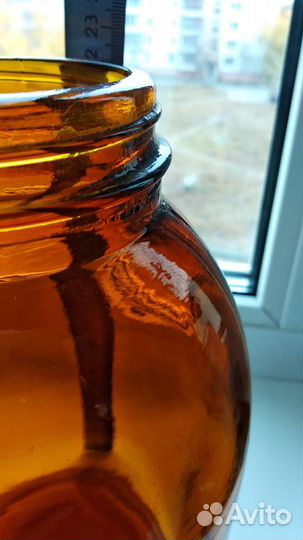 Банка аптечная коричневое стекло 2 литра
