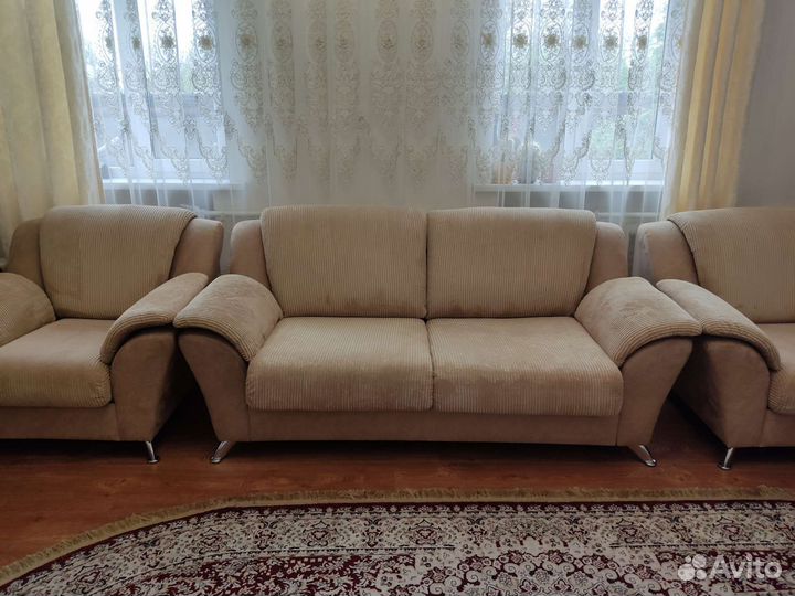 Диван и 2 кресла бу