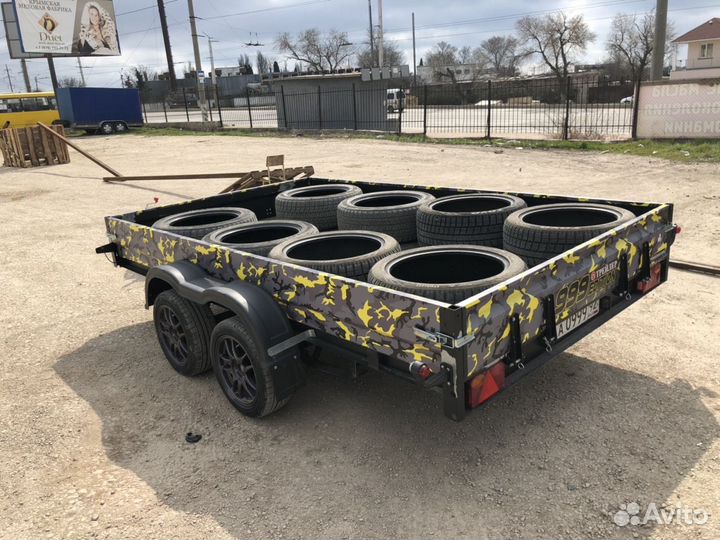Прицеп легковой для багги 3,5*2,0 2хосн Трейлер