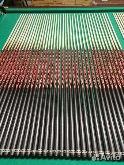 Бильярдные кии для клубов Цельные