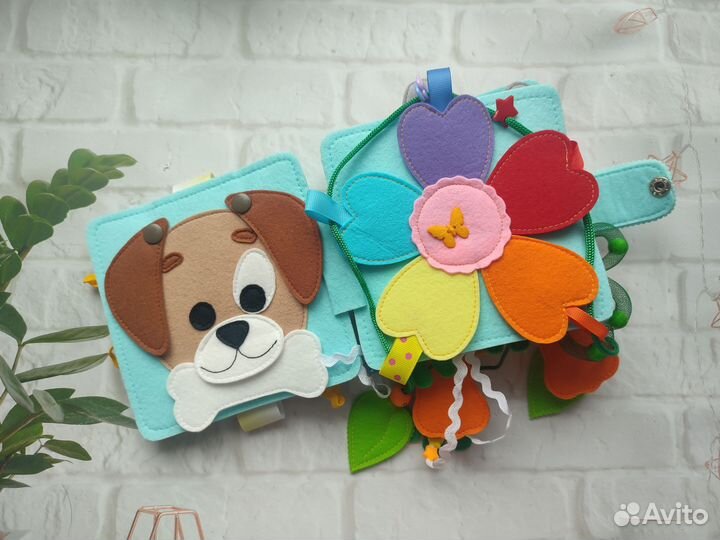 Развивающая книжка из фетра