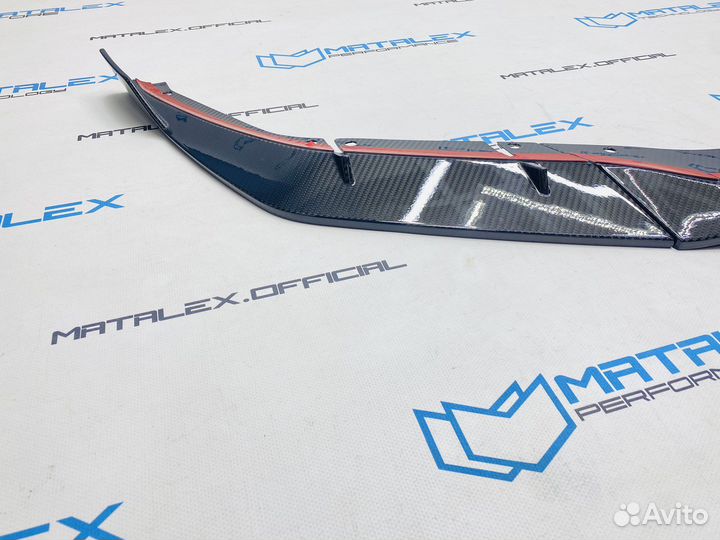 Сплиттер BMW M5 F90 рестайлинг, сухой карбон