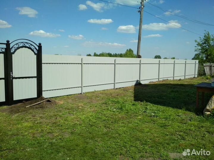 Заборы из профлиста