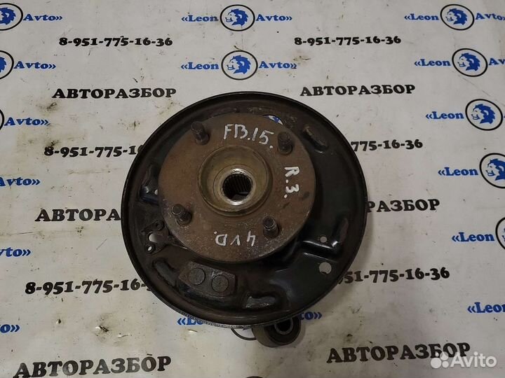 Кулак поворотный задний правый Nissan sunny 4wd