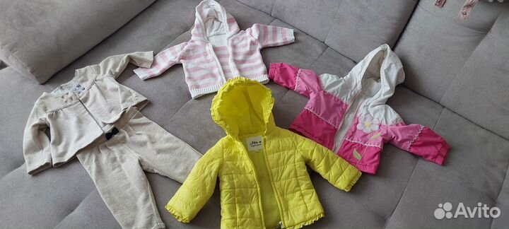 Детские вещи пакетом для девочки 68 74