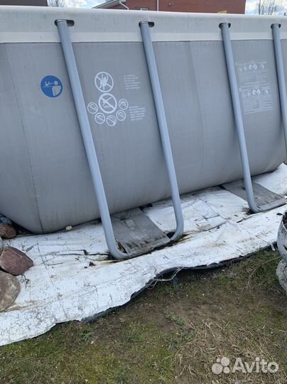 Каркасный бассейн прямоугольный