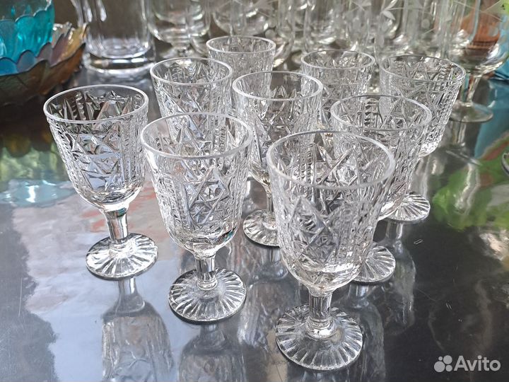 Хрустальные стаканы СССР