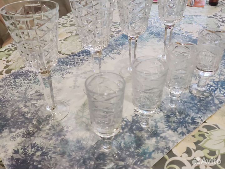 Хрустальные рюмки СССР