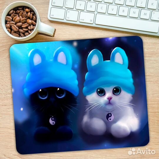 Печать фото на коврике для мыши. Коврики с логотип