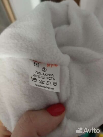 Зимняя шапка для девочки новая