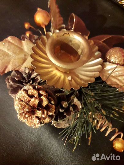 Подсвечник новогодний