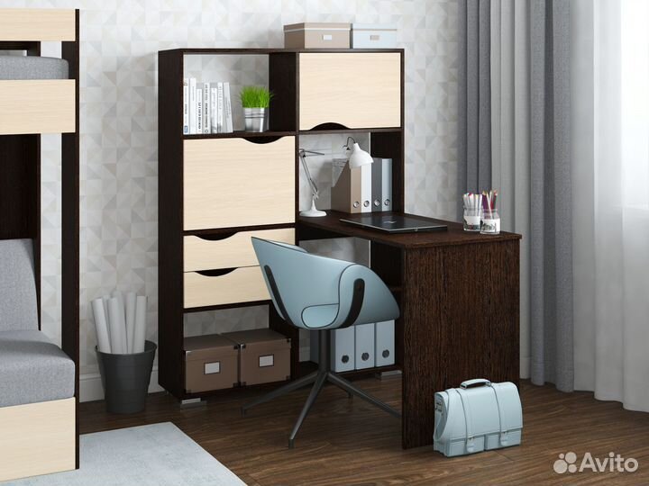 Стол компьютерный угловой Лаворо лев