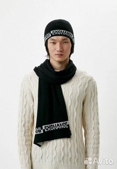 Набор шапка и шарф Armani exchange
