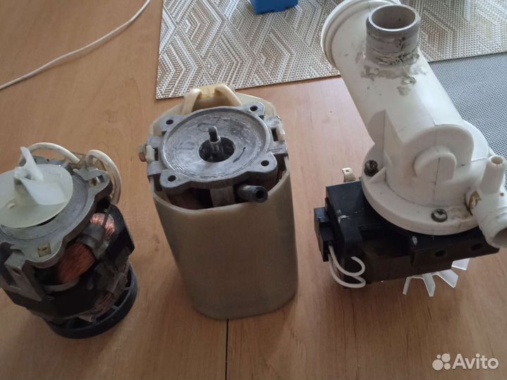 Помпы, электродвигатели насоса стиральных машин