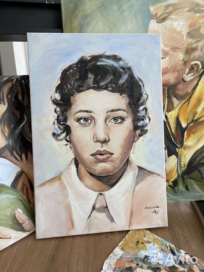 Портрет маслом по старинной фотографии