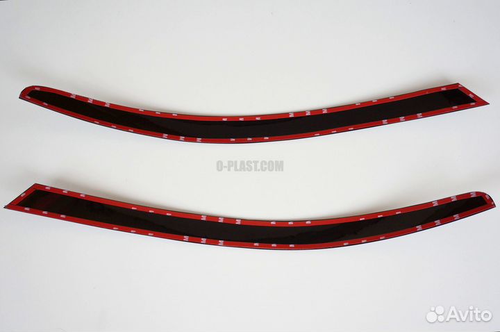 Реснички на фары для Hyundai Santa Fe 2006-2012