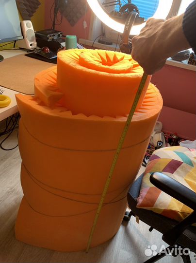 Акустический поролон пирамида 70мм