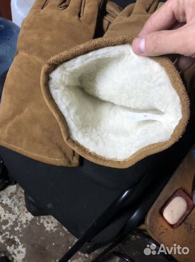 Краги спилковые