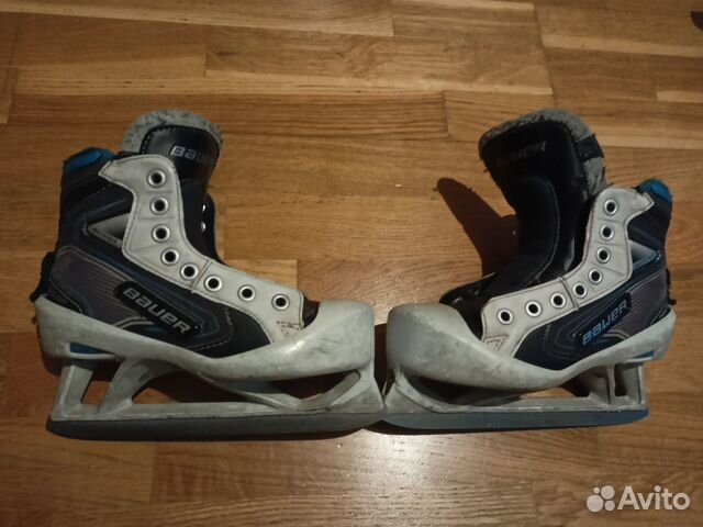 Детские вратарские коньки bauer 21,5 см