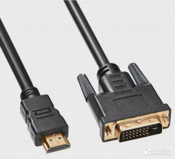 Кабель hdmi / DVI-D с ферритовыми кольцами