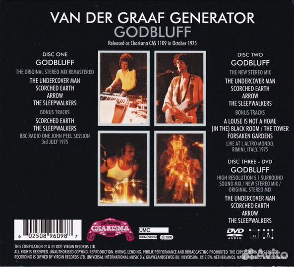 Van Der Graaf Generator-Godbluff(2CD+DVD del.digi)