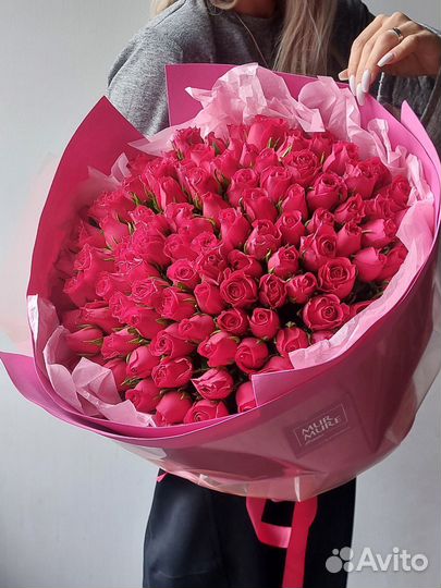 101 Роза Букет Роз Цветы Доставка Воронеж Розы