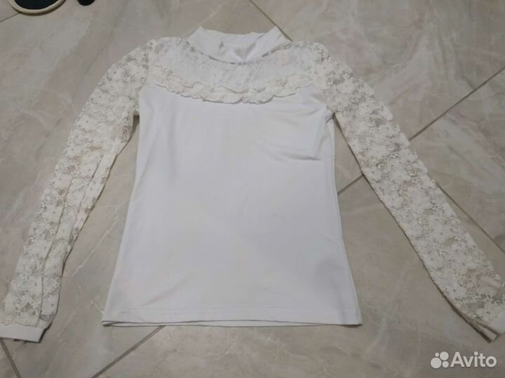 Блузки школьные 128 134