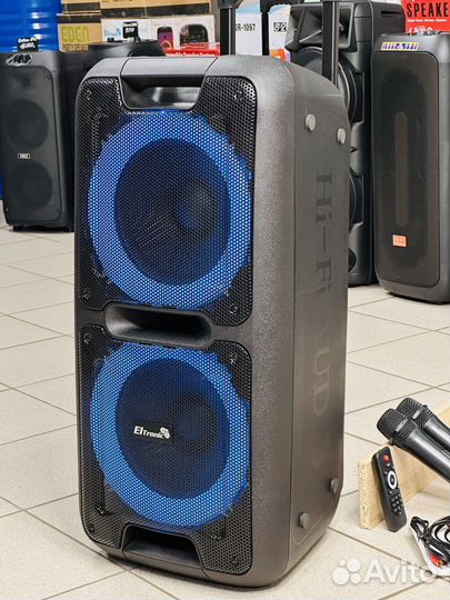 Мощная блютуз колонка Eltronic большая