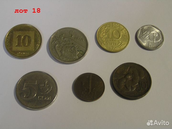 Монеты иностранные 7шт