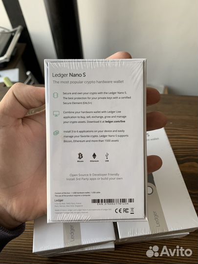 Криптокошелек Ladger nano s