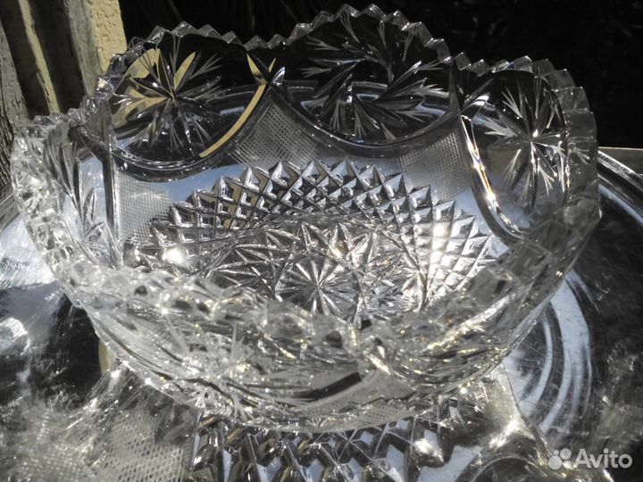 Салатницы хрустальные