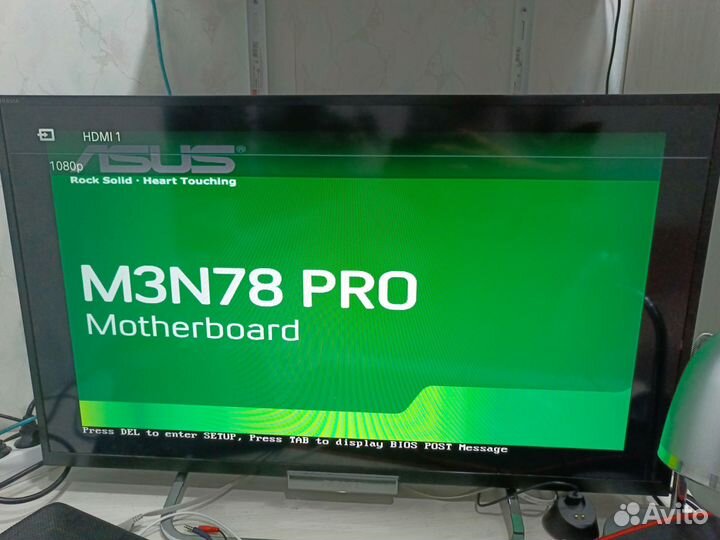 Материнская плата с процессором и памятью Asus amd