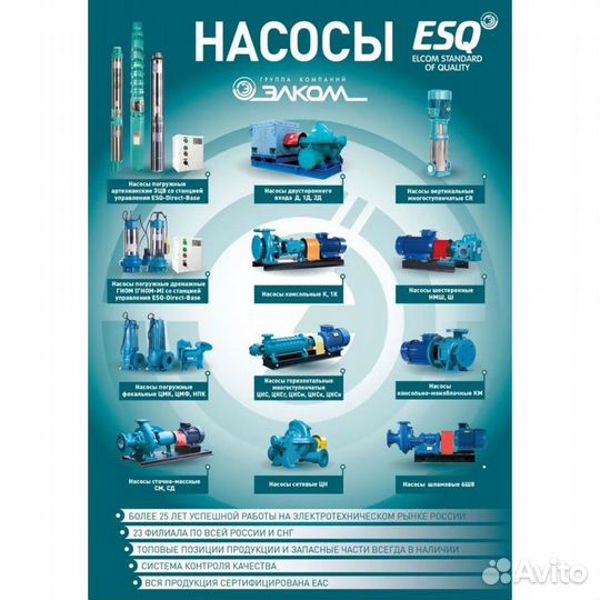 Насос эцв 4-2,5-120