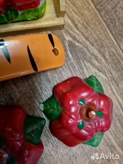 Баночки для специй СССР и подставка