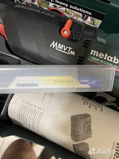 Сабельная пила Metabo ssep 18 LTX BL MVT