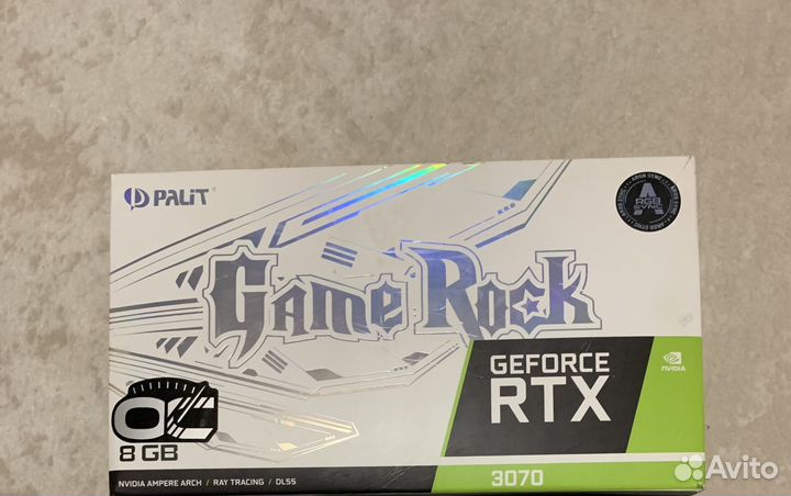 Видеокарта rtx 3070 palit game rock
